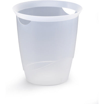 DURABLE 16L TRASH CAN TRANSPARENT