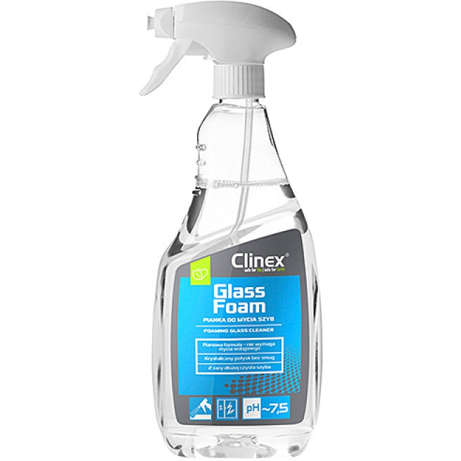Glass Cleaner Foam Clinex 650ml