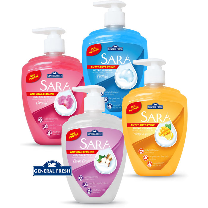 Liquid soap Sara 500ml biosilk