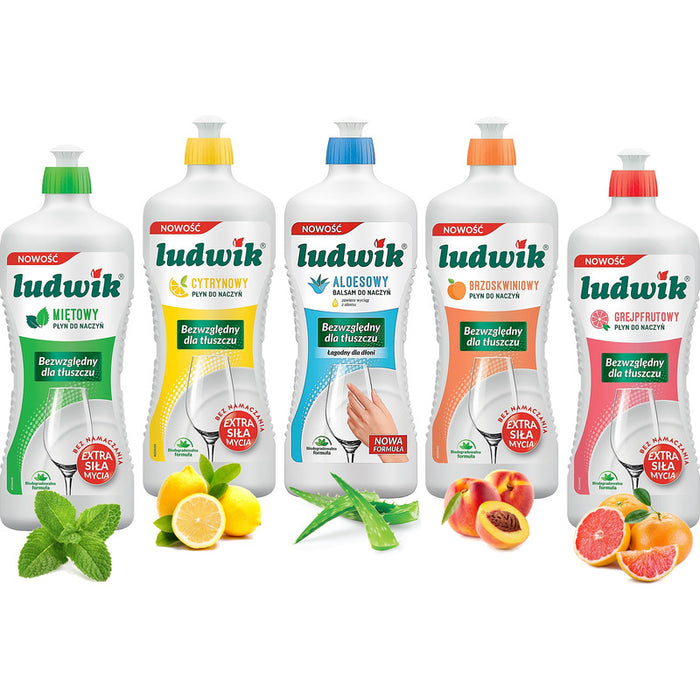 Dish soap Ludwik 900ml Grapefruit