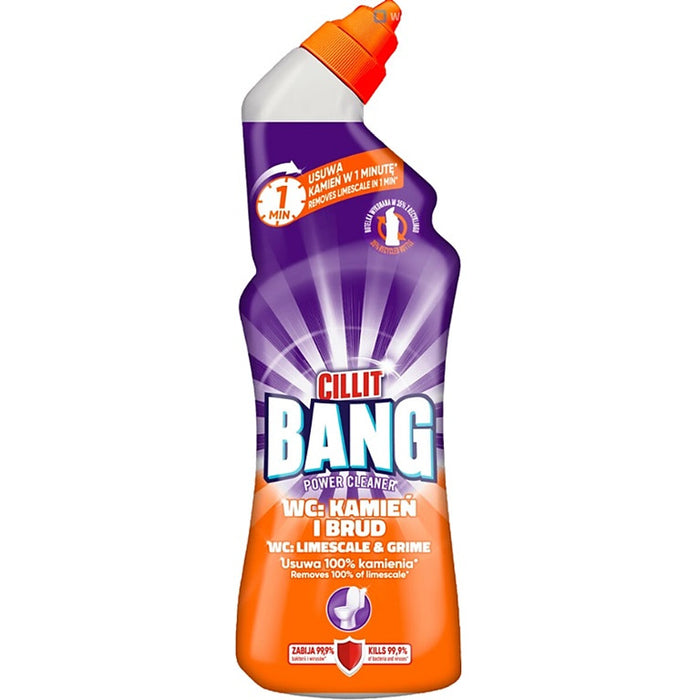 Toilet gel Cillit Bang 750ml Limescale and grime