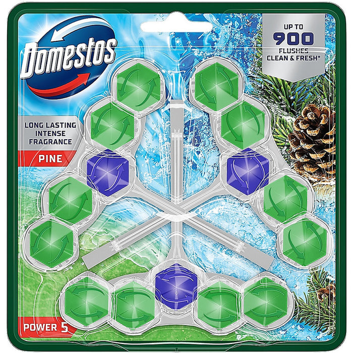 WC Rim Block Domestos Power 5 50g Pine (3)