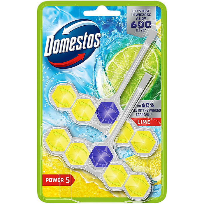 Toilet Rim Block Domestos Power 5 50g Lime (2)