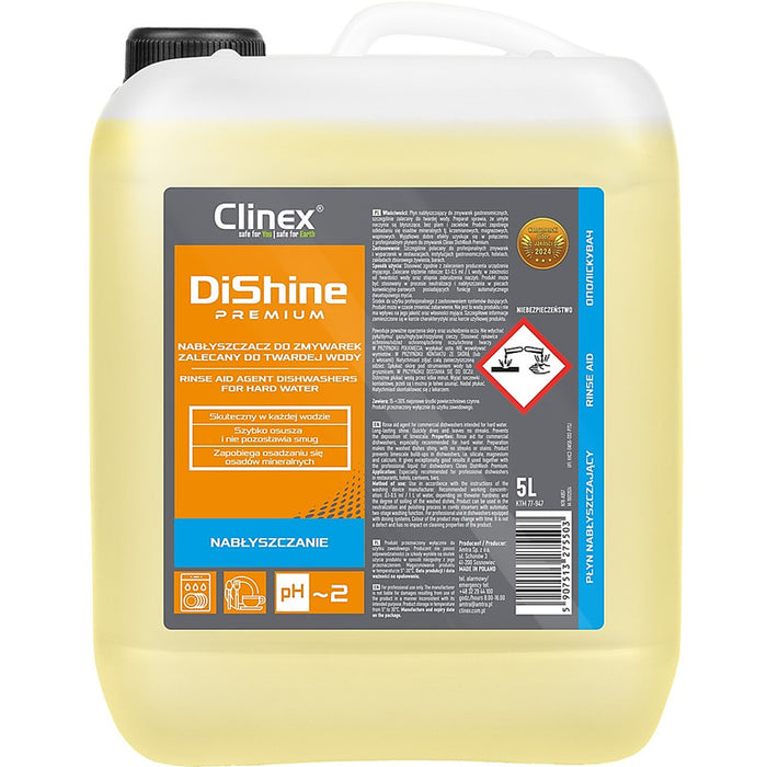Dishwasher Rinse Aid CLINEX DiShine Premium, 5