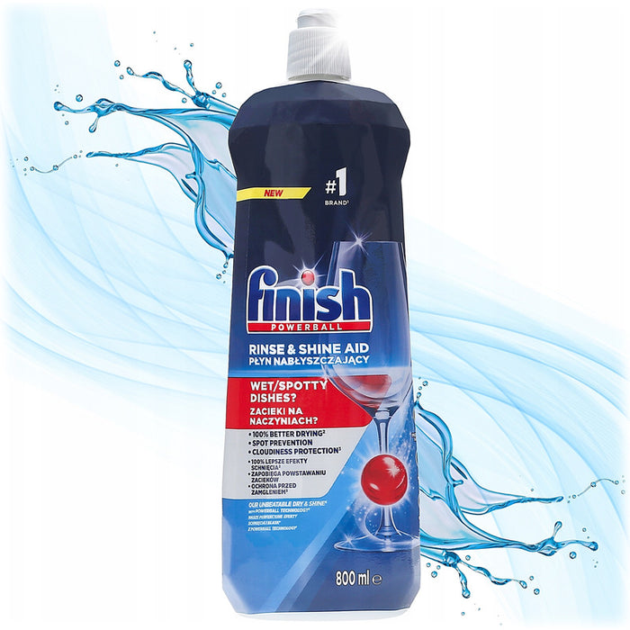 Dishwasher Rinse Aid Finish 800ml Regular