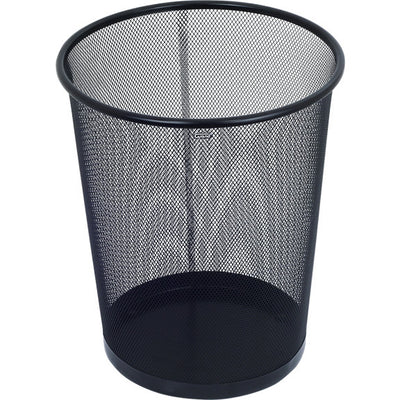 METAL DUSTBIN 19L BLACK