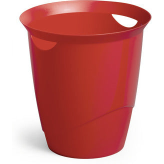 DURABLE WASTE BIN 16L RED