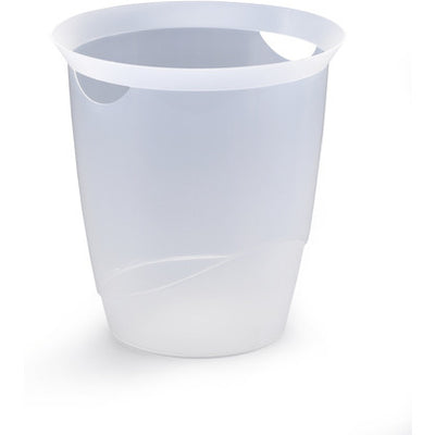 DURABLE 16L TRASH CAN TRANSPARENT