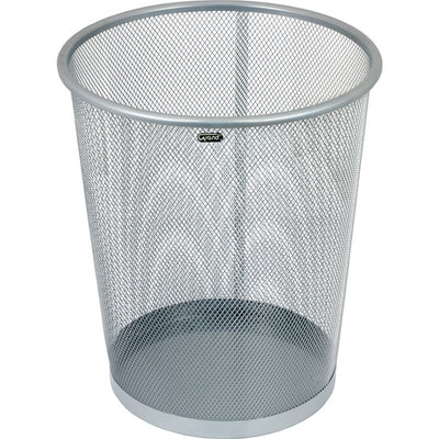 METAL BIN 12L SILVER