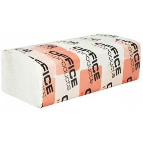 Office Products ZZ Folded Towels 2-Ply Cellulose White (20x150)