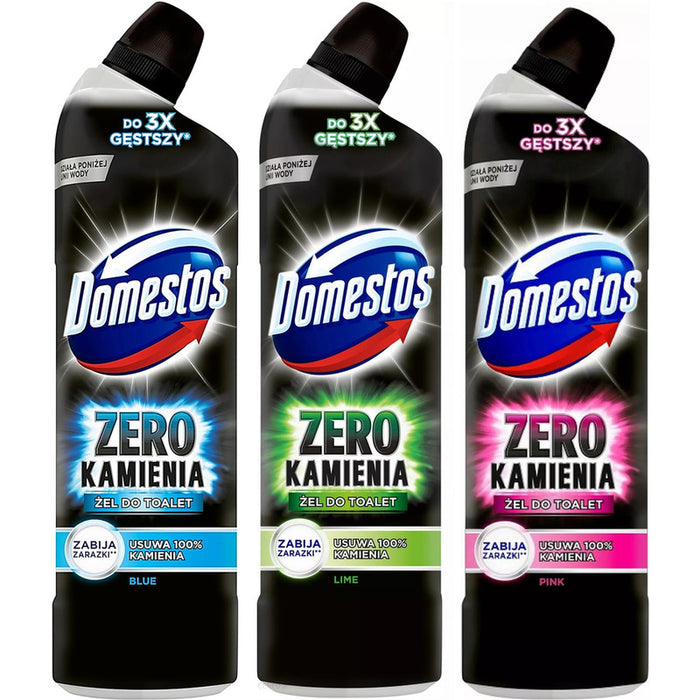 Toilet Liquid Domestos 750ml Zero Scale Blue