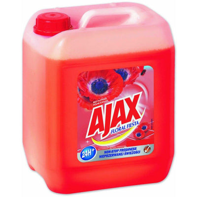 Ajax Floral Fiesta All-Purpose Cleaner, 5L, Red