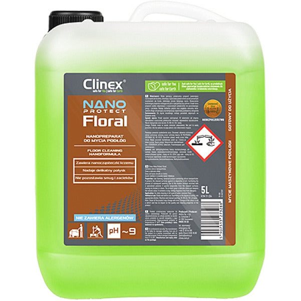 Preparat Clinex Nano Protect Floral 5L (do mycia podłóg)