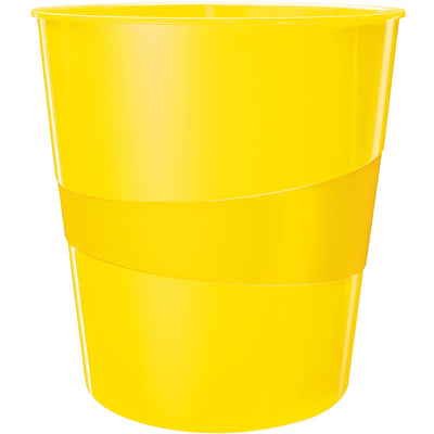 Leitz WOW 15L Yellow Waste Bin