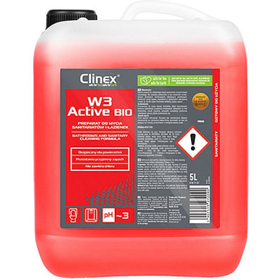 Clinex W3 Active 5L (for cleaning bathrooms and sanitary facilities)