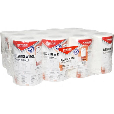 Office Products Roll Towels 50m 2-ply cellulose white (12)