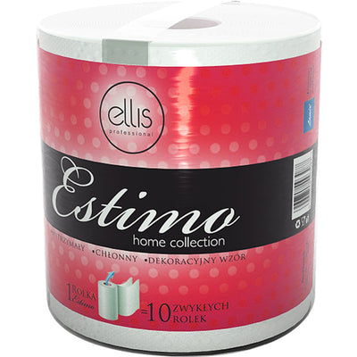Ellis Estimo paper towel roll 100m 2-ply cellulose white