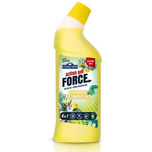 Toilet Gel Force Action Gel 1L citrus
