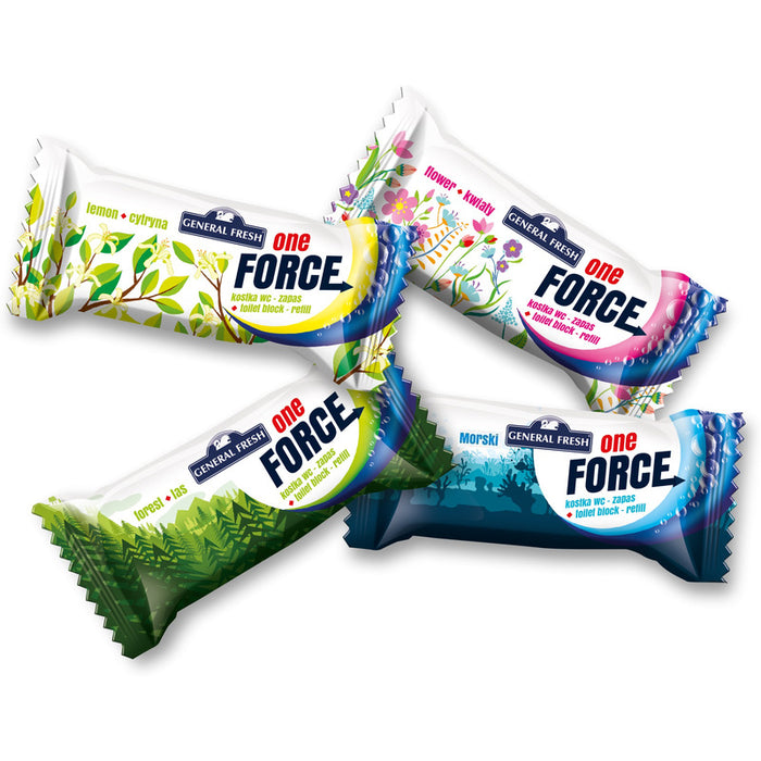 Toilet block Force One 40g forest