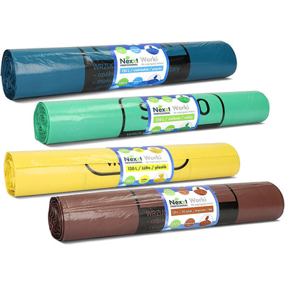 Nexxt 120L LDPE Green Refuse Sacks (20)