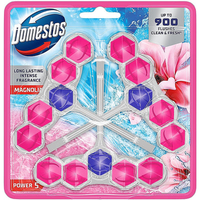 Toilet Rim Block Domestos Power 5 50g Magnolia (3)