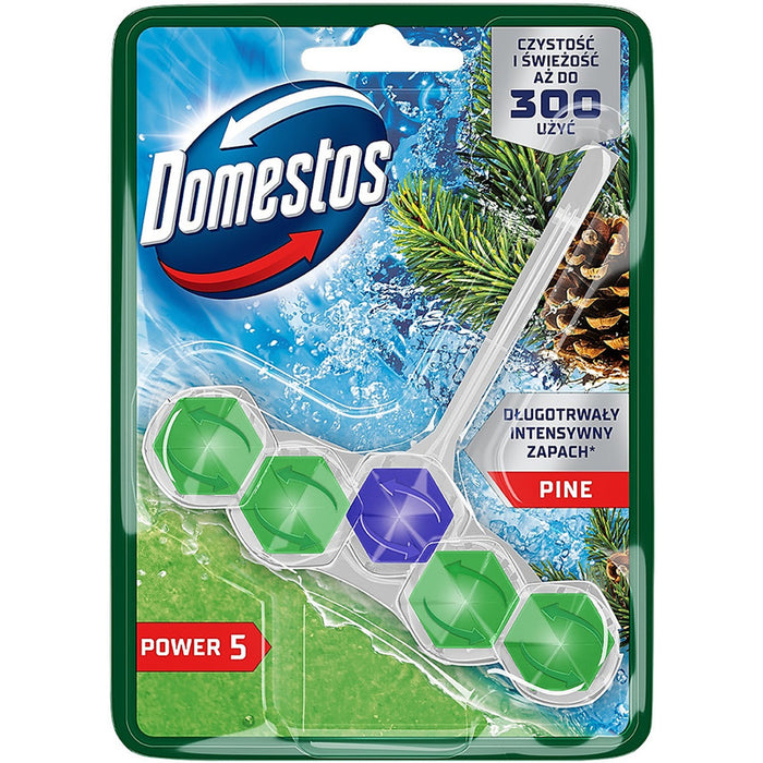 Toilet Block Domestos Power 5 50g Pine