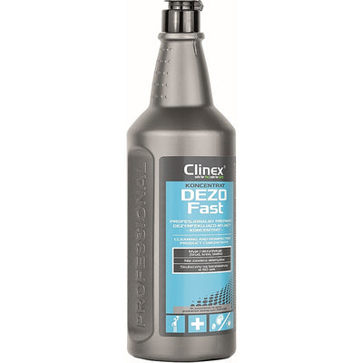 Professional cleaning and disinfection concentrate CLINEX Dezofast 1L, bactericidal, virucidal, fungicidal, concentrated