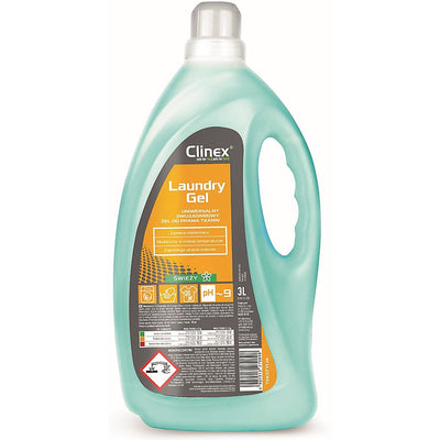 Professional laundry gel CLINEX LAUNDRY GEL, FRESH, 3l