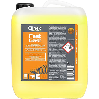 CLINEX Fast Gast greasy stain remover, 5l