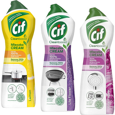 Cif Cleanboost Cleaning Milk 780g Pink